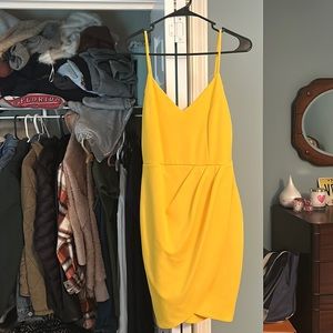 Lulus Yellow Formal Dress